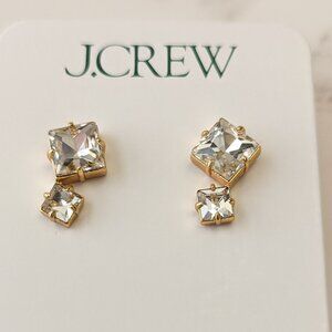 J.Crew Square Sparkle Earrings